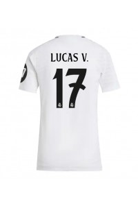 Real Madrid Lucas Vazquez #17 Voetbaltruitje Thuis tenue Dames 2024-25 Korte Mouw